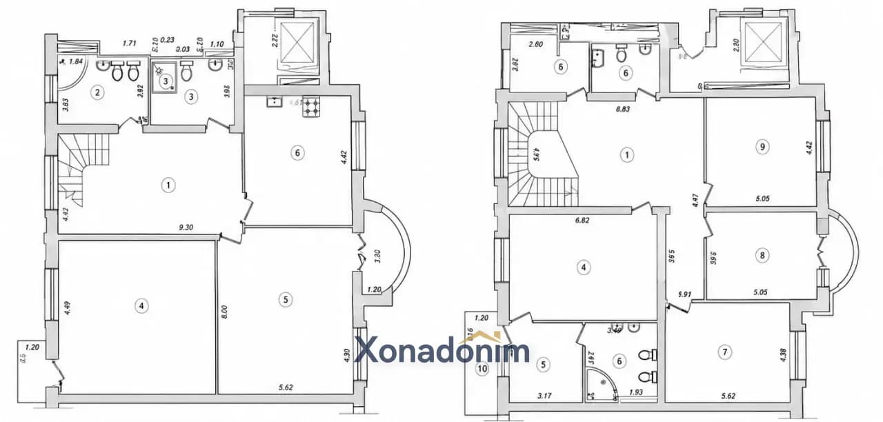 Mirobodda kvartira, 355 m²