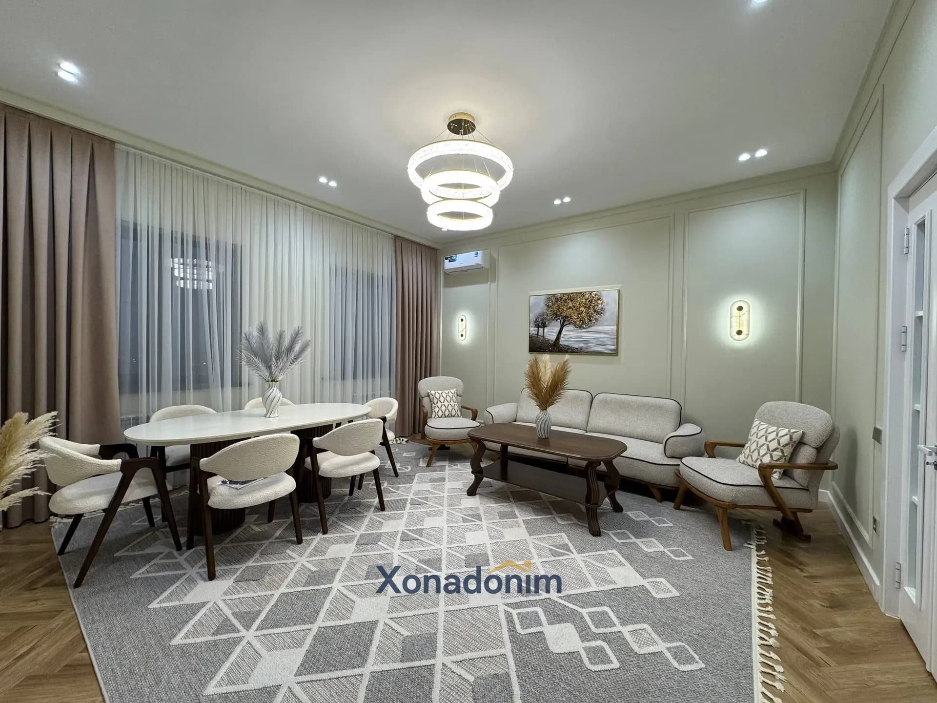 Yashnobodda kvartira, 90 m²